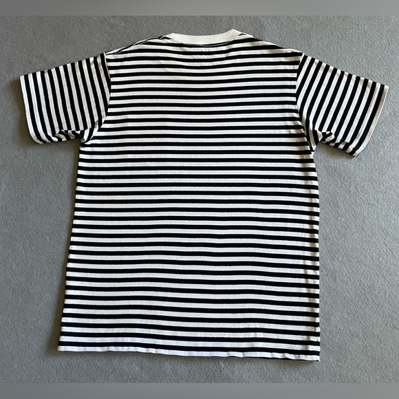 Uniqlo x Ceizer Men’s T-shirt Blue Striped Blue White Short Sleeve Size Small - Picture 6 of 6